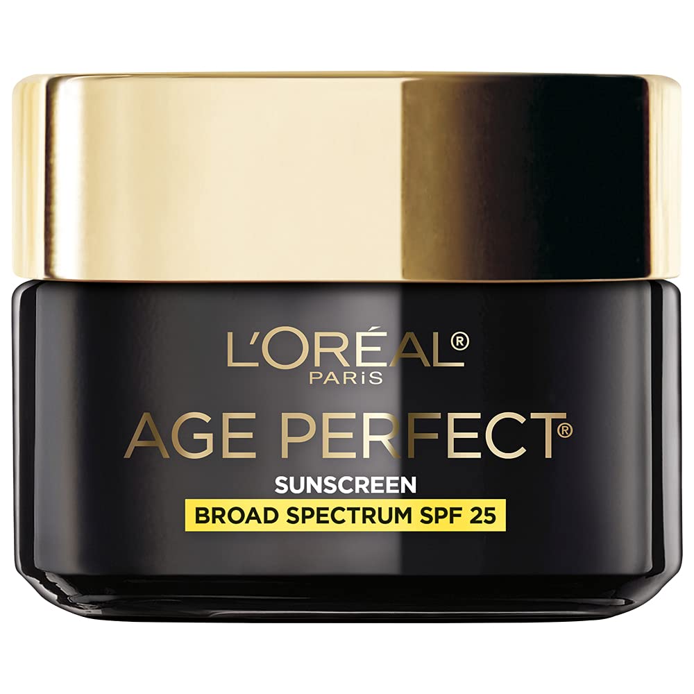 L'Oreal Paris Age Perfect Cell Renewal Day Moisturiser front view in glass jar