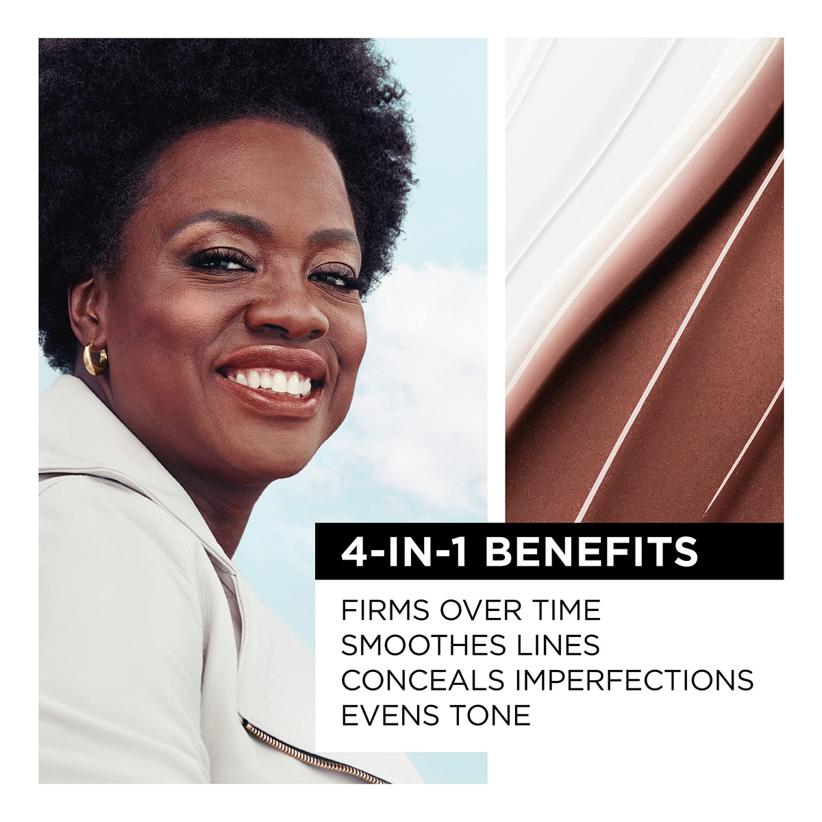 L'Oreal Paris Age Perfect Tinted Balm Foundation swatch on skin