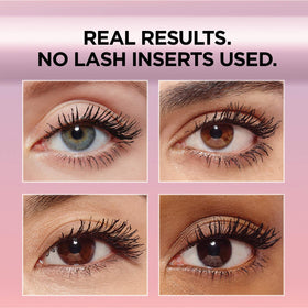L'Oreal Paris Air Volume Mega Mascara applied on model's eyelashes