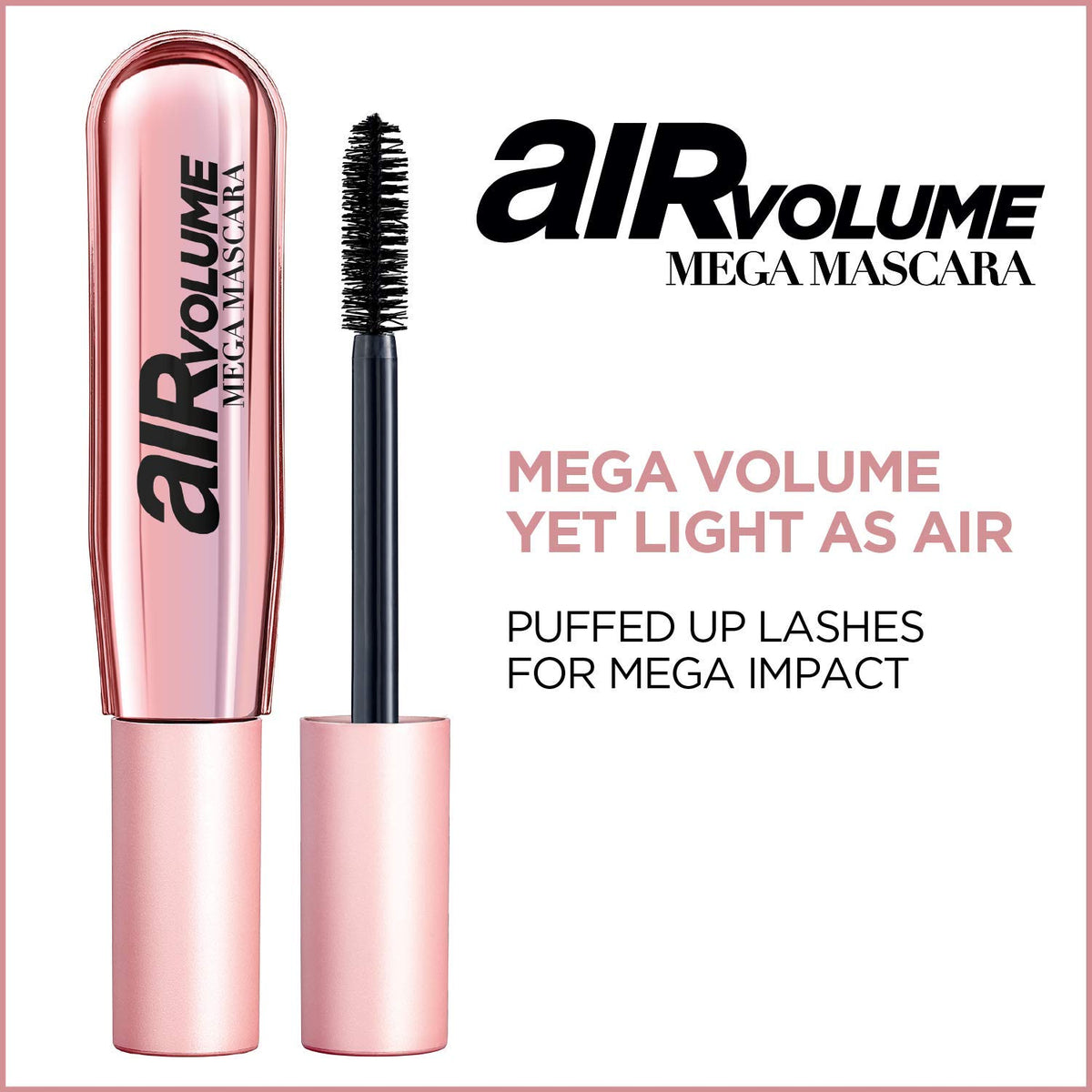 L'Oreal Paris Air Volume Mega Mascara packaging with product details