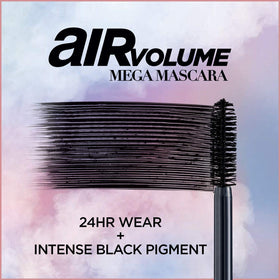 L'Oreal Paris Air Volume Mega Mascara side view showcasing the brush