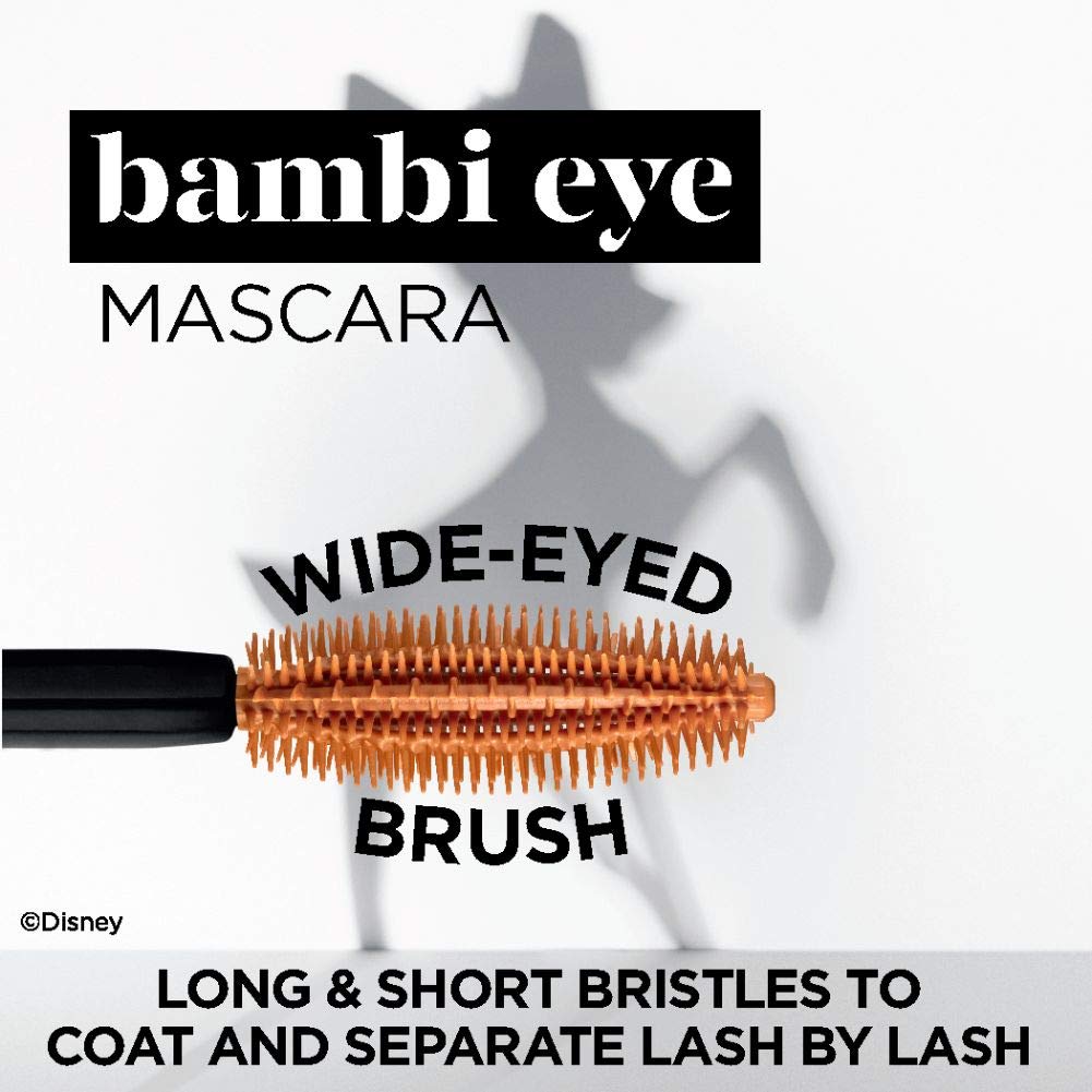 L'Oreal Paris Bambi Eye Washable Mascara black formula swatch