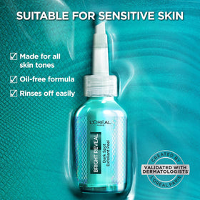 L'Oreal Paris Bright Reveal Dark Spot Exfoliant Peel with SPF lotion sample
