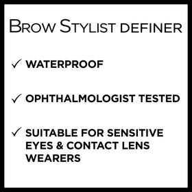 L'Oreal Paris Brow Stylist Definer pencil applied on brows