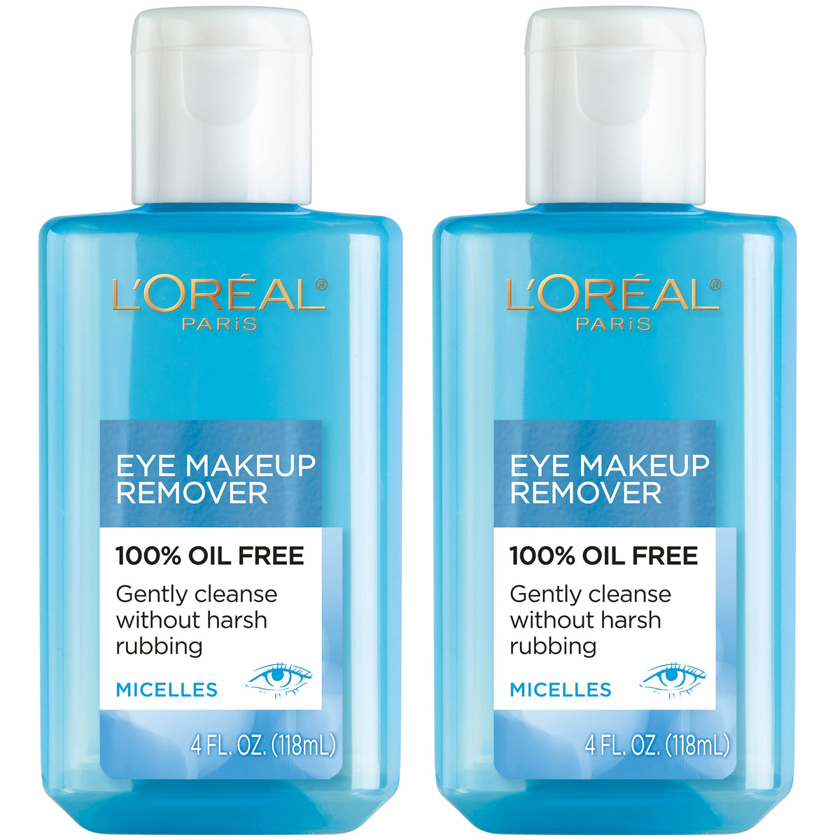L'Oreal Paris Clean Artiste Eye Makeup Remover front view with packaging