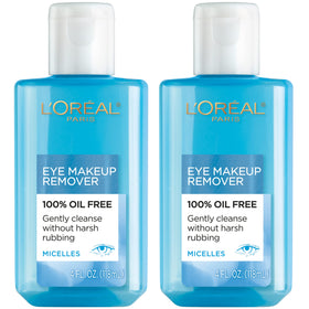 L'Oreal Paris Clean Artiste Eye Makeup Remover front view with packaging
