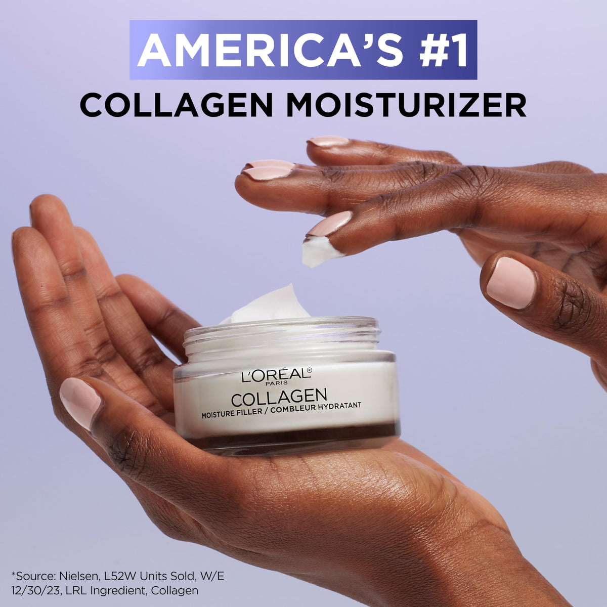 L'Oreal Paris Collagen Moisture Filler Face Cream with other skincare products