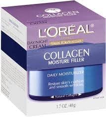 L'Oreal Paris Collagen Moisture Filler Night Cream texture close-up
