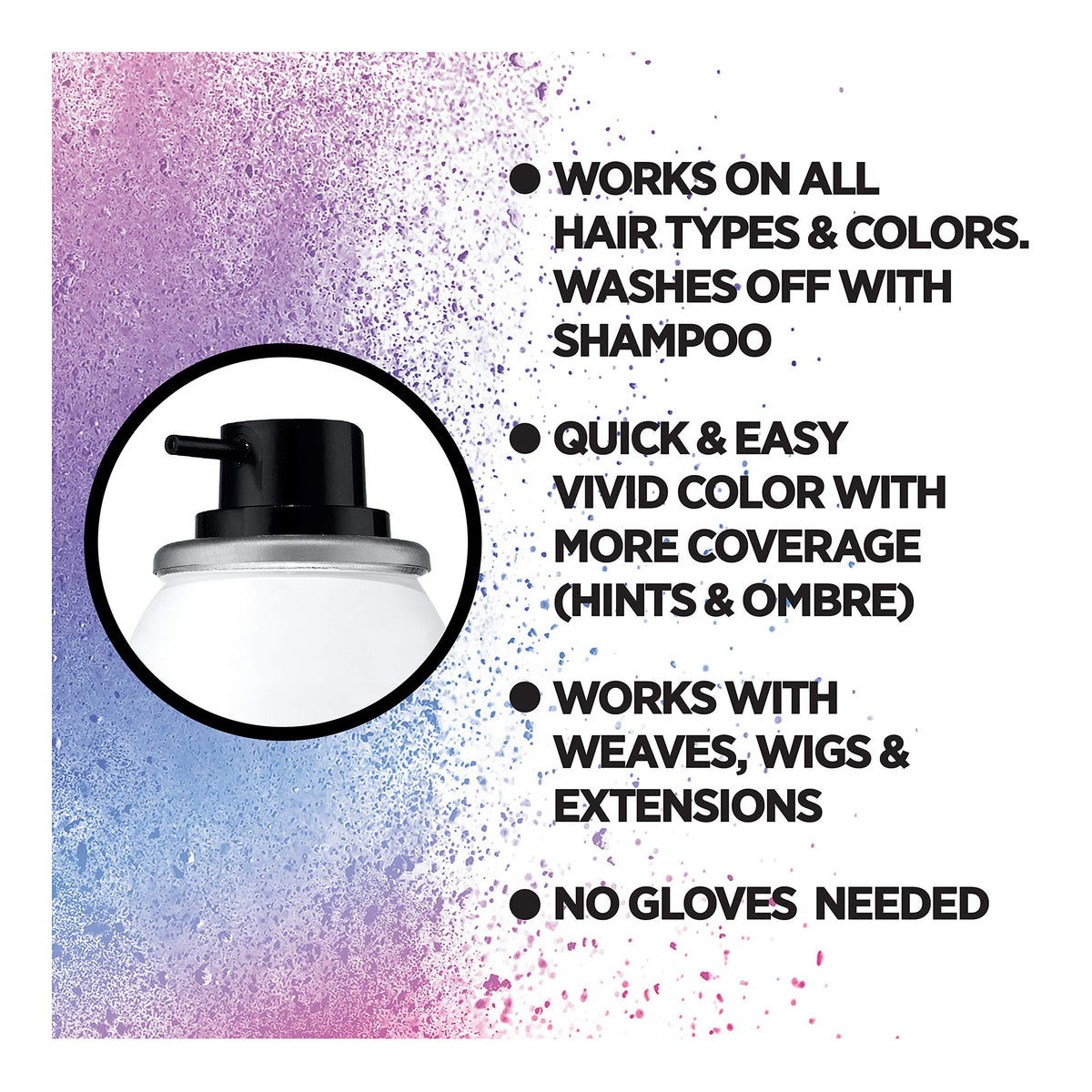 L'Oreal Paris Colorista 1-Day Spray Pastel Pink side view