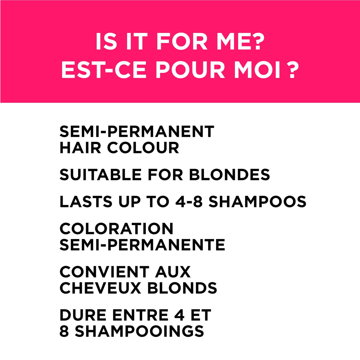 L'Oreal Paris Colorista Metallic Pink Hair Color with other Colorista shades
