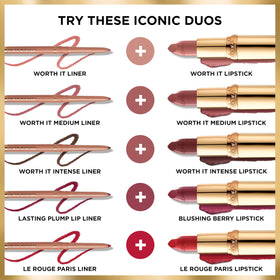 L'Oreal Paris Colour Riche Satin Lipstick application on model