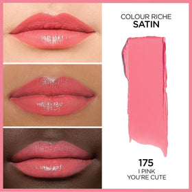 L'Oreal Paris Colour Riche Satin Lipstick I Pink You're Cute packaging