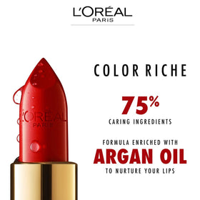 L'Oreal Paris Colour Riche Satin Lipstick Montmartre packaging