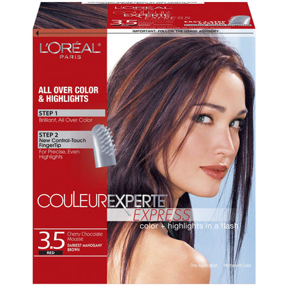 L'Oreal Paris Couleur Experte Hair Colour Kit Chocolate Mousse front view