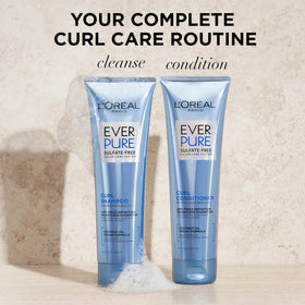 L'Oreal Paris Curly Hair Shampoo and Conditioner set packaging