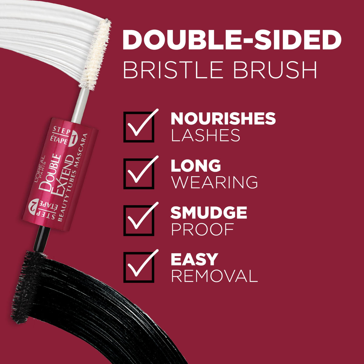 L'Oreal Paris Double Extend Tubing Mascara application demonstration