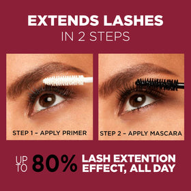 L'Oreal Paris Double Extend Tubing Mascara applicator close-up