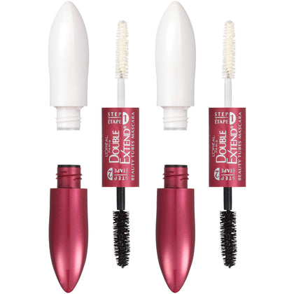 L'Oreal Paris Double Extend Tubing Mascara black pack front view