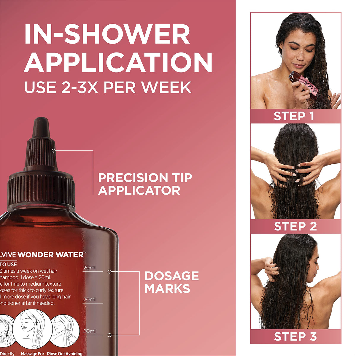 L'Oreal Paris Elvive 8 Second Wonder Water packaging details