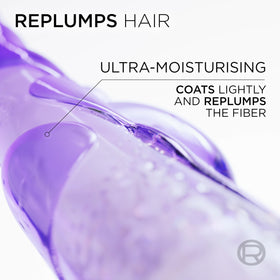 L'Oreal Paris Elvive Hyaluron Plump Hair Serum in use on hair