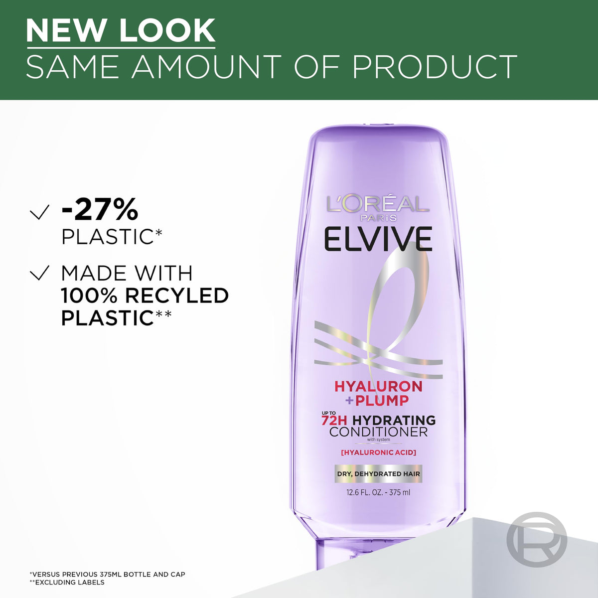 L'Oreal Paris Elvive Hyaluron Plump Hydrating Conditioner with matching shampoo and serum