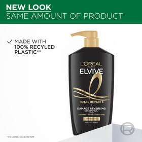 L'Oreal Paris Elvive Total Repair 5 Shampoo lathering in hand