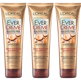 L'Oreal Paris Evercreme Deep Nourish Shampoo 3 Count front view