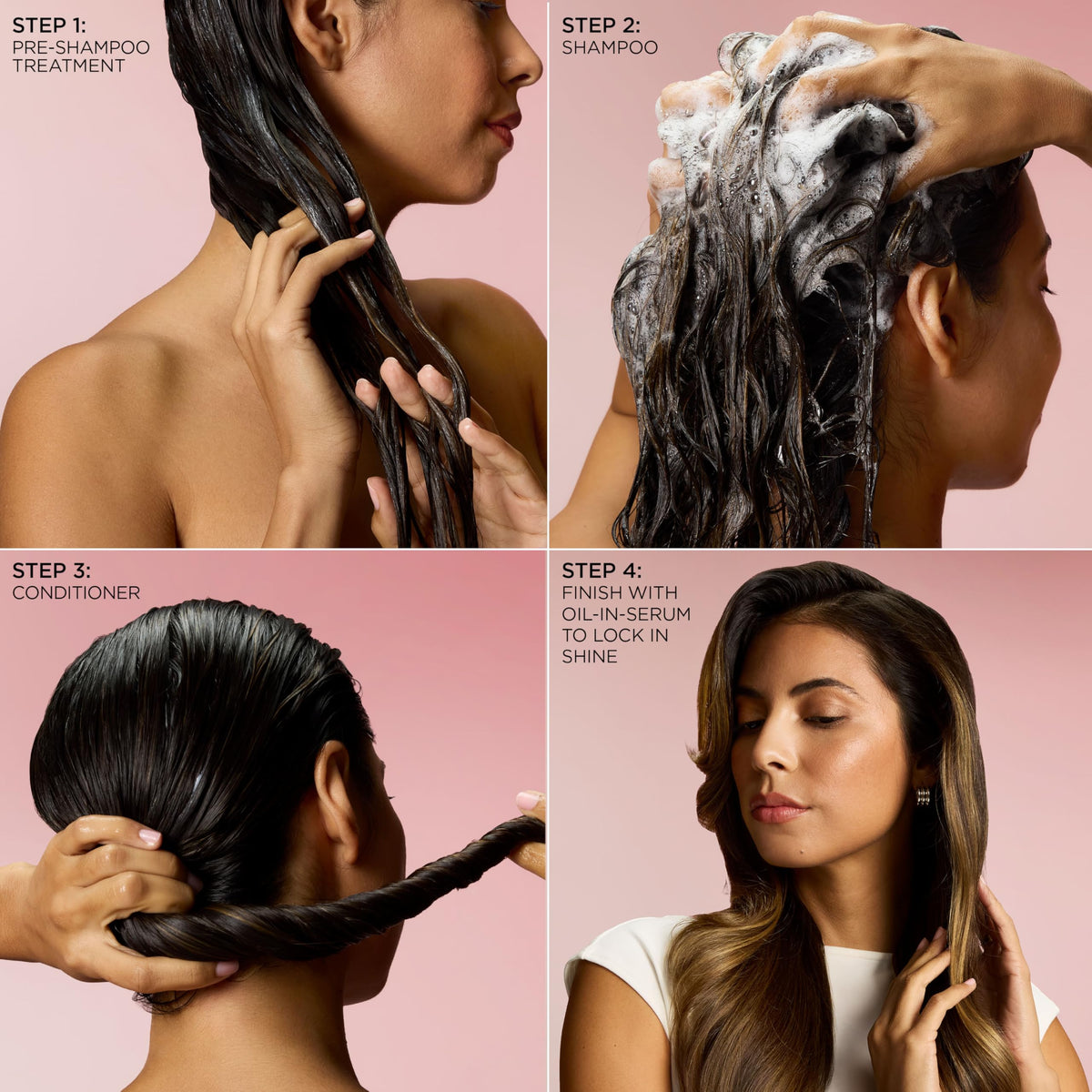 L'Oreal Paris EverPure Bond Repair+ Conditioner on a bathroom shelf