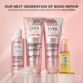 L'Oreal Paris EverPure Bond Repair+ Conditioner side view showing packaging