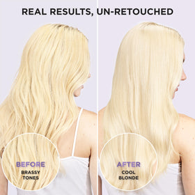L'Oreal Paris EverPure Brass Toning Purple Shampoo back view with ingredient list