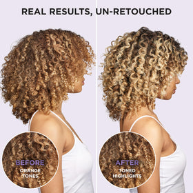L'Oreal Paris EverPure Brass Toning Purple Shampoo packaging close-up