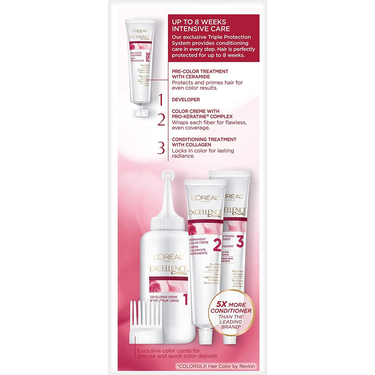 L'Oreal Paris Excellence Colour Creme 8RB lifestyle scene