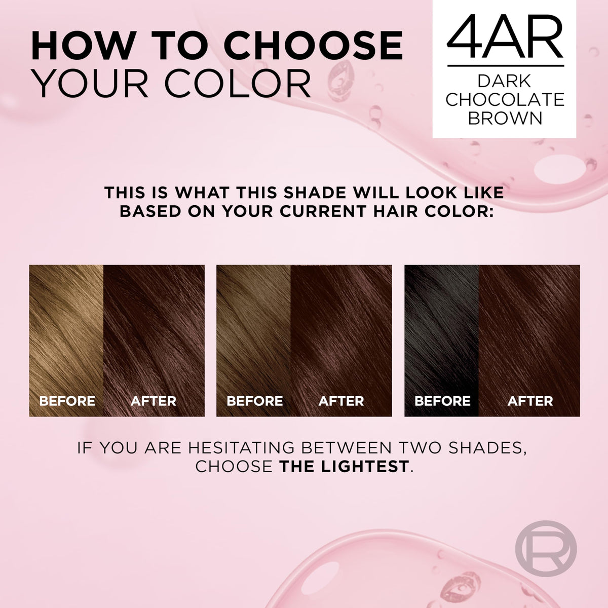 L'Oreal Paris Excellence Crème 4AR Dark Chocolate Brown ingredients list