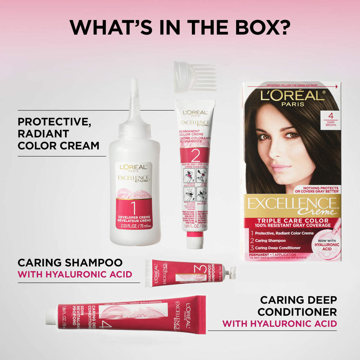 L'Oreal Paris Excellence Crème Caring Deep Conditioner tube