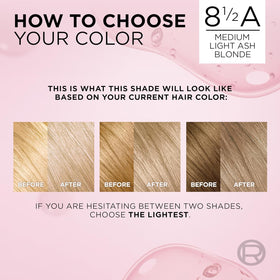 L'Oreal Paris Excellence Créme Hair Colour developer and caring shampoo