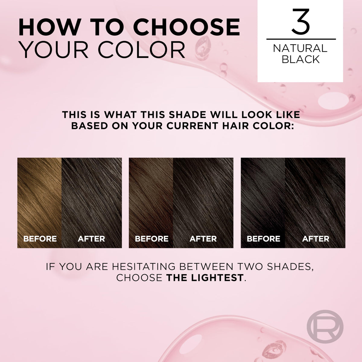 L'Oreal Paris Excellence Crème hair colour results on model