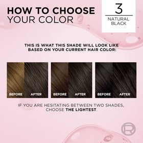 L'Oreal Paris Excellence Crème hair colour results on model