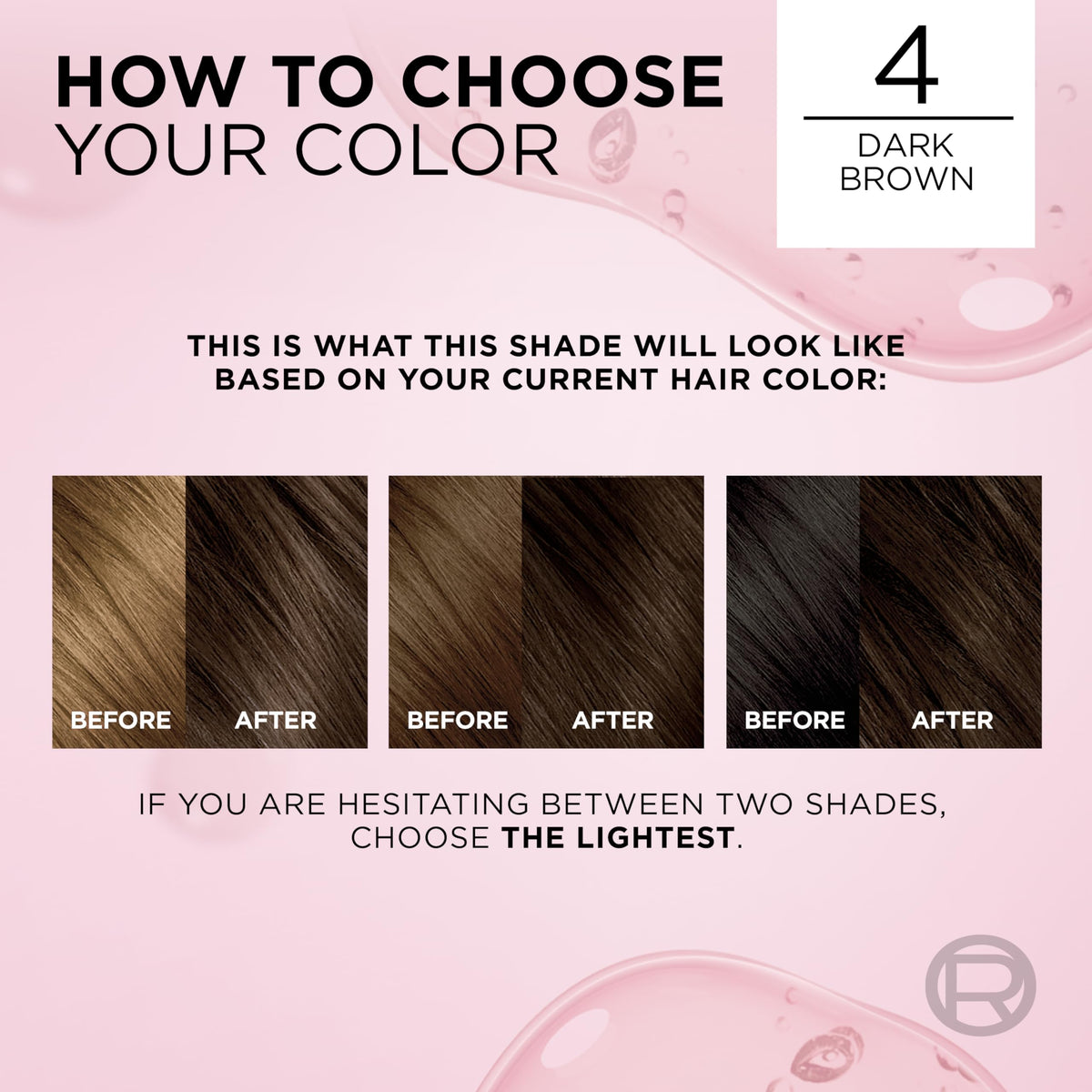 L'Oreal Paris Excellence Crème Hair Dye application instructions