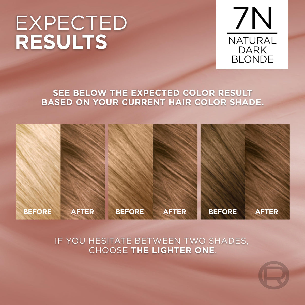 L'Oreal Paris Excellence Universal Nudes Hair Colour 7N Dark Blonde Caring Deep Conditioner