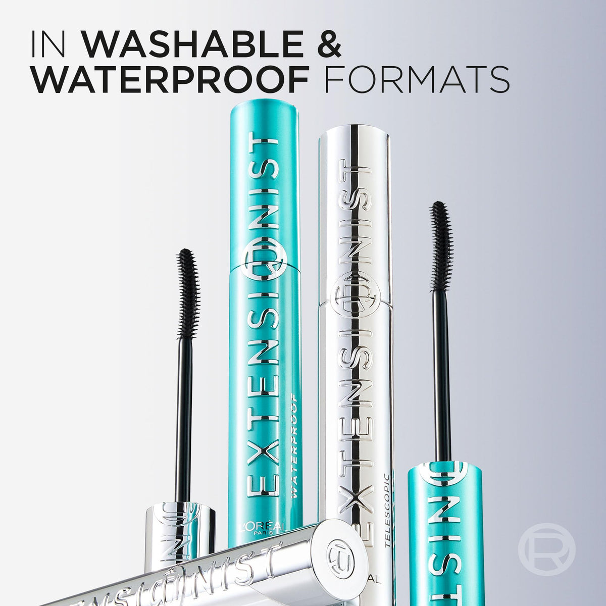 L'Oreal Paris Extensionist Waterproof Mascara with makeup accessories
