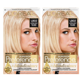 L'Oreal Paris Extra Light Natural Blonde Hair Colour kit front view