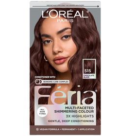 L'Oreal Paris Feria 515 Chocolate Glaze hair colour kit front view