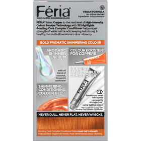 L'Oreal Paris Feria C74 Copper Crave Hair Colour kit contents