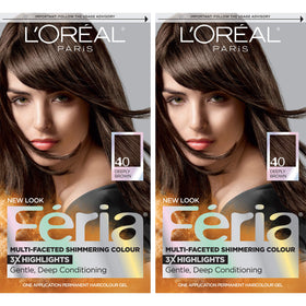 L'Oreal Paris Feria Hair Colour Kit 40 Espresso front view