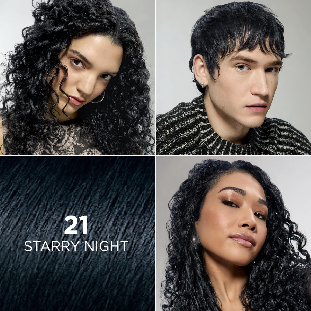 L'Oreal Paris Feria Hair Dye Kit 21 Starry Night front view