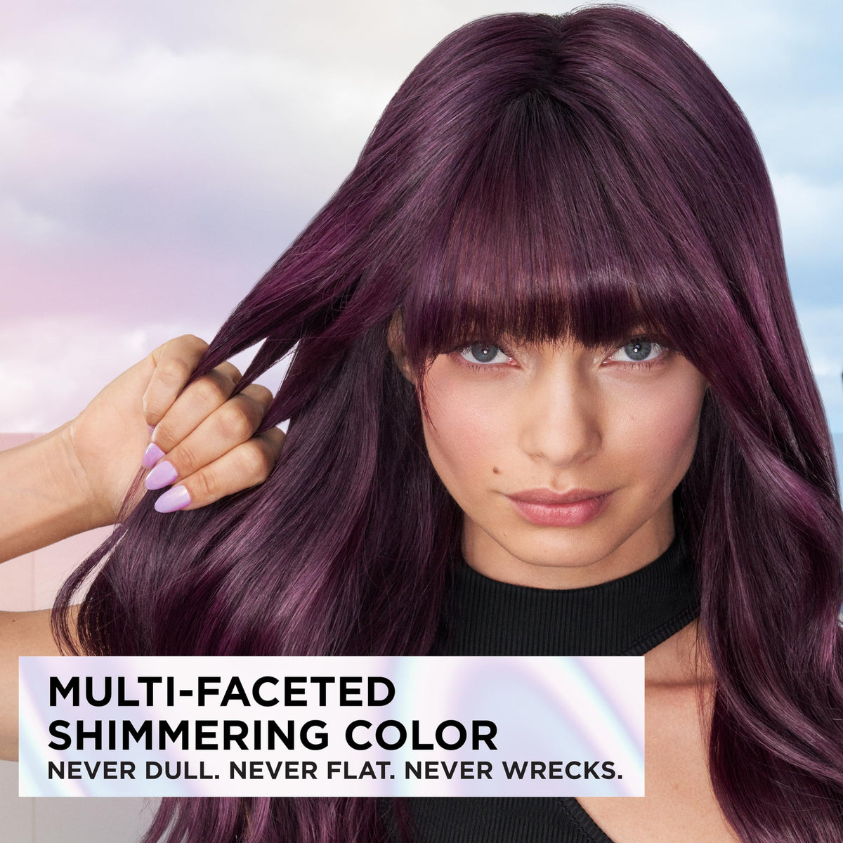 L'Oreal Paris Feria hair dye kit contents laid out