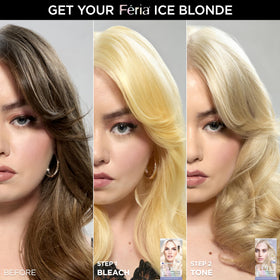 L'Oreal Paris Feria Hyper Platinum Hair Bleach Kit packaging