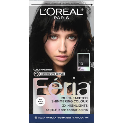 L'Oreal Paris Feria Multi-Faceted Shimmering Hair Colour kit front view