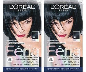 L'Oreal Paris Feria Multi-Faceted Shimmering Hair Colour Pack of 2