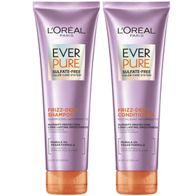 L'Oreal Paris Frizz Defy Shampoo and Conditioner Set front view